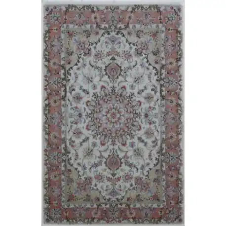 Tappeto Mashad Sala Lana seta 215×135