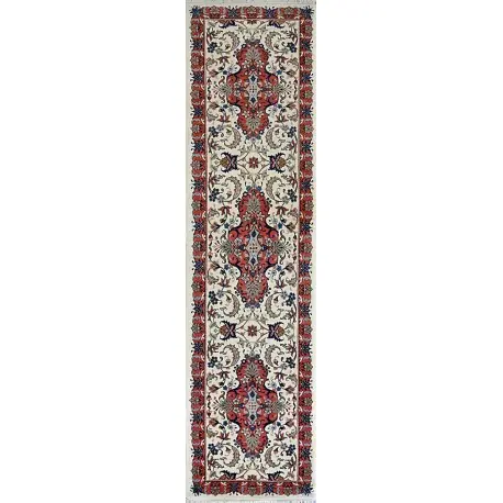 Tappeto Yazd chiaro 269×71