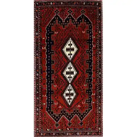 Tappeto Sirjan rosso – 214 x 106