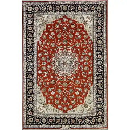 Tappeto Isfehan trama seta 235×158