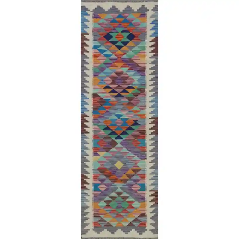 Passatoia Kilim Maimano 195 × 63 – Un’opera d’arte sotto i tuoi passi