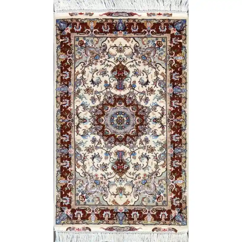 Fondo letto Tabriz lana seta 125×75