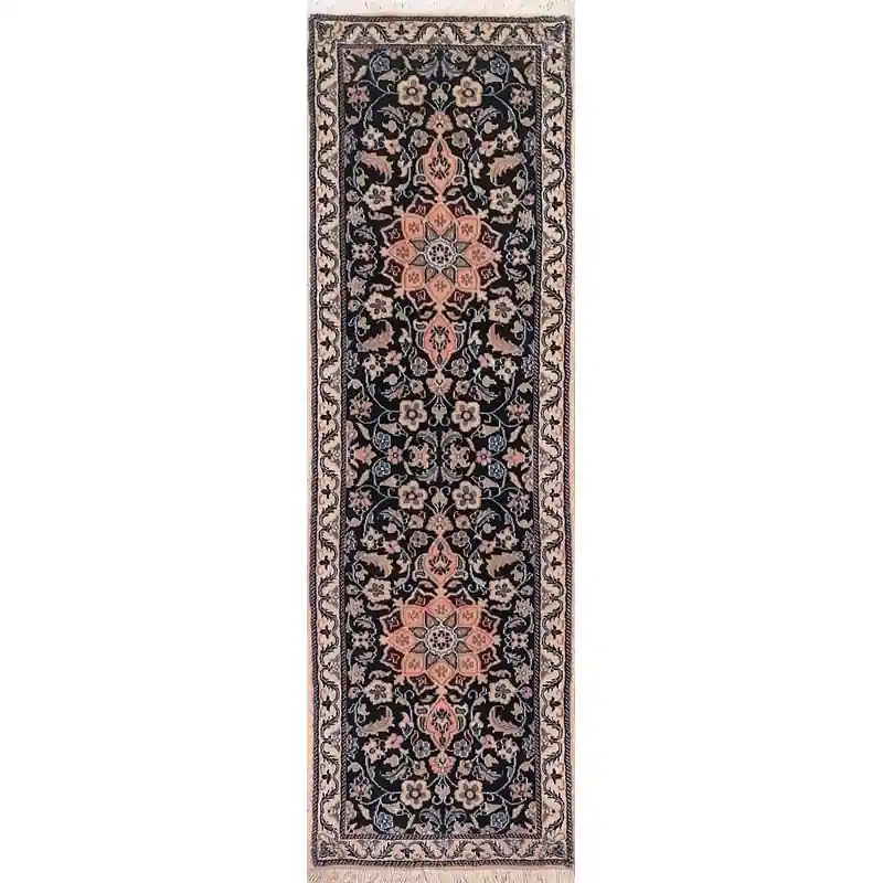 Passatoia Blu Nain – 200 x 60. Eleganza persiana in formato compatto