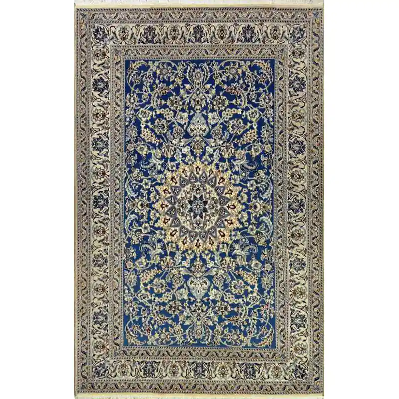 Tappeto Nain Azzurro Soggiorno 247×157