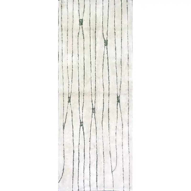 Passatoia Berbera verde – 200 x 80 cm