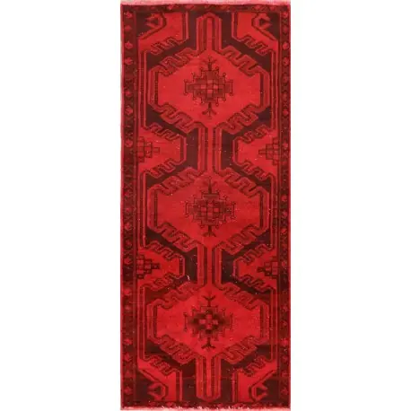 Tappeto rosso vintage cm192x81
