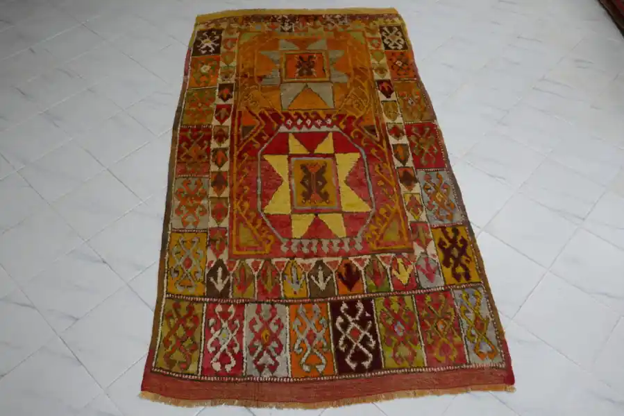 Antico Tappeto Turco Konya 250×134-N.10963
