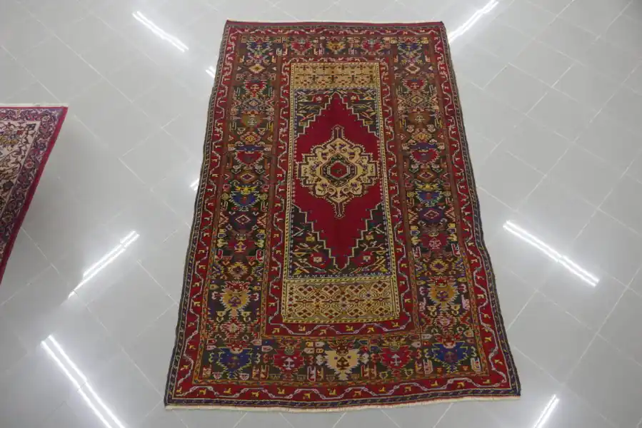 Antico Tappeto Turco Maden 243×148-N.10776