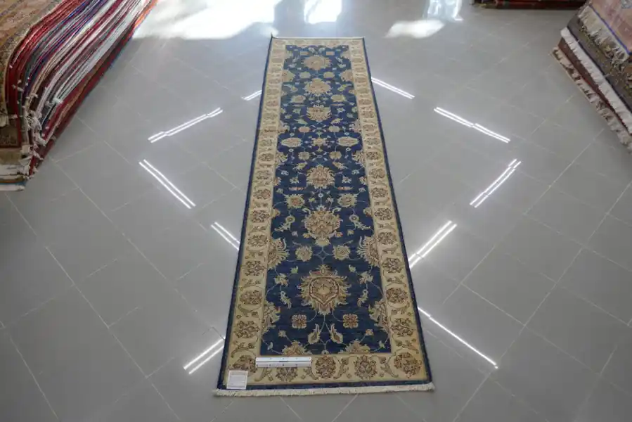 Passatoia Ziegler Extra Blu 293×76-N.13518