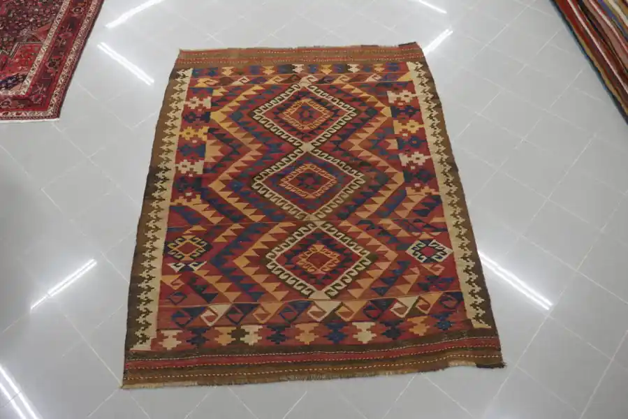 Kilim Afghano Antico 219×175-N.11653