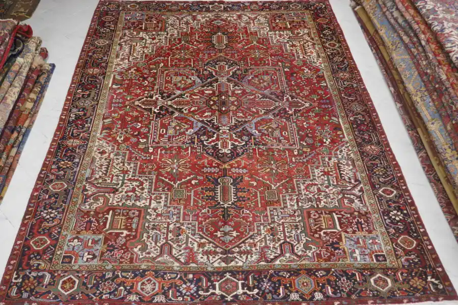 Tappeto Persiano Heriz Antico 357×282-N.12509