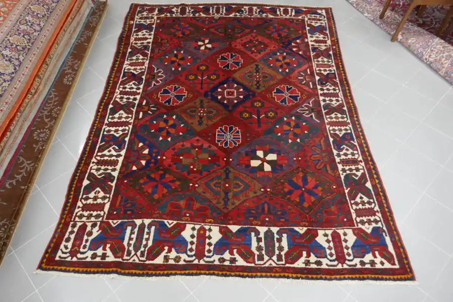 Tappeto Persiano Bakhtiari Antico 292×223-N.12578