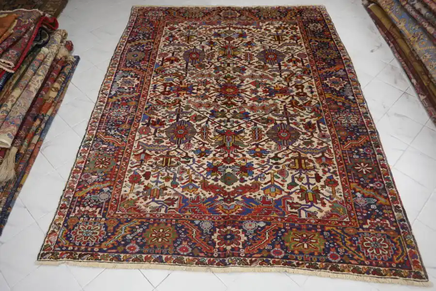 Tappeto Persiano Heriz Bakhshayesh Antico 315×244-N.12513