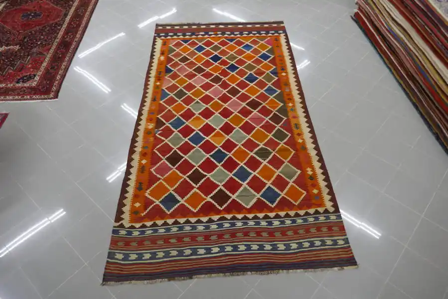 Kilim Persiano Gashgai 310×159-N.984
