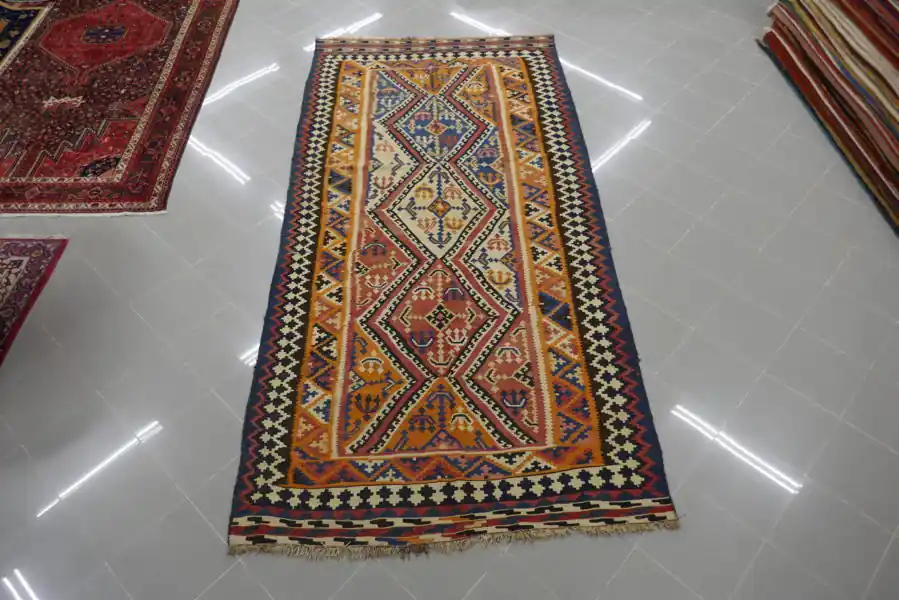 Kilim Persiano Gashgai 312×151-N.983