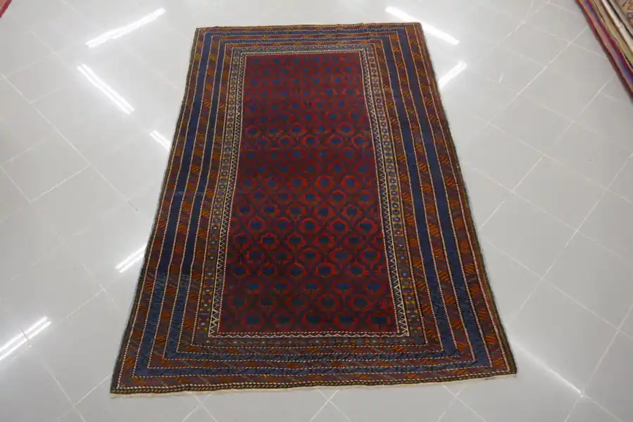 Antico Tappeto Caucaso Daghestan 210×138-N.13312