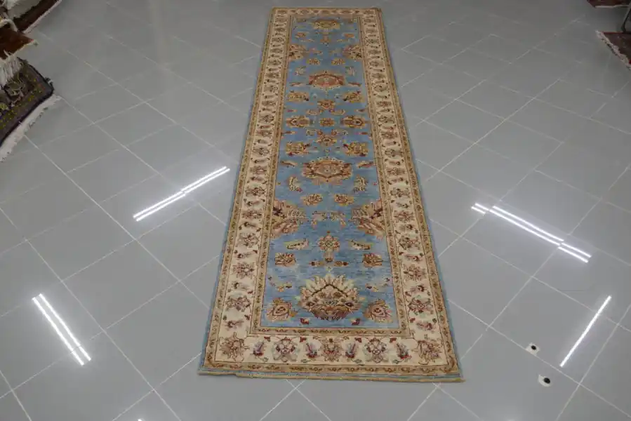 Passatoia Ziegler Extra Fondo Azzurro 303×80-N.13364
