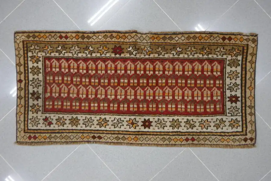 Piccolo Tappeto Caucasico Karabagh antico 98×45-N.10713