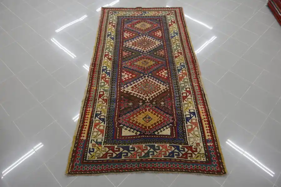 Tappeto Caucasico Kazak Antico 260×135-N.13064