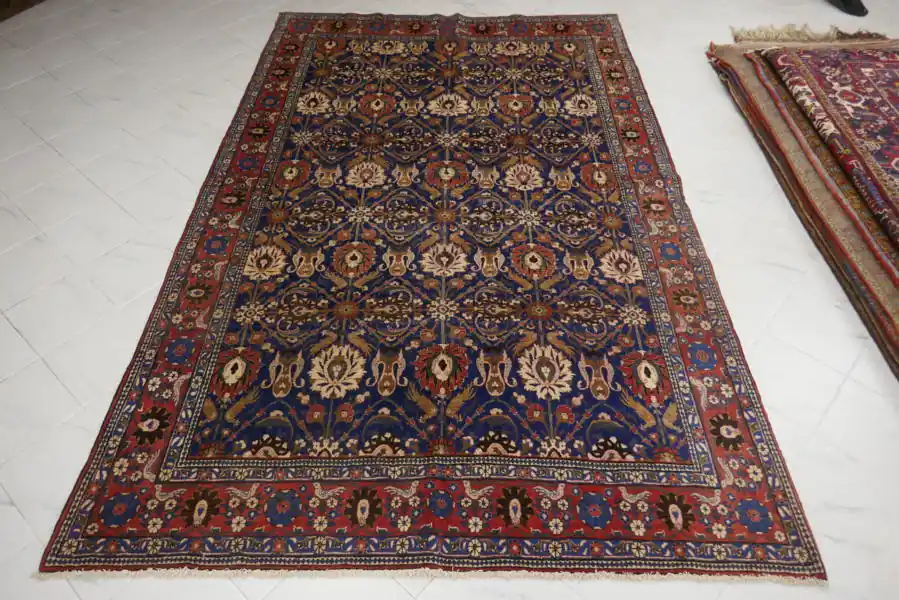 Antico Tappeto Persiano Veramin 323×212-N.11589