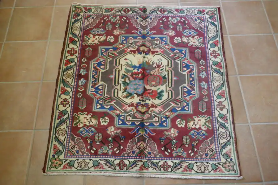 Tappeto Persiano Bakhtiari Rukorsi 120×112-N.418