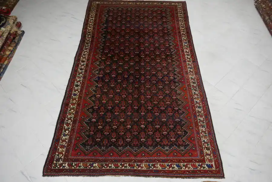 Antico Tappeto Persiano Lori-Bakhtiari 359×210-N.11530
