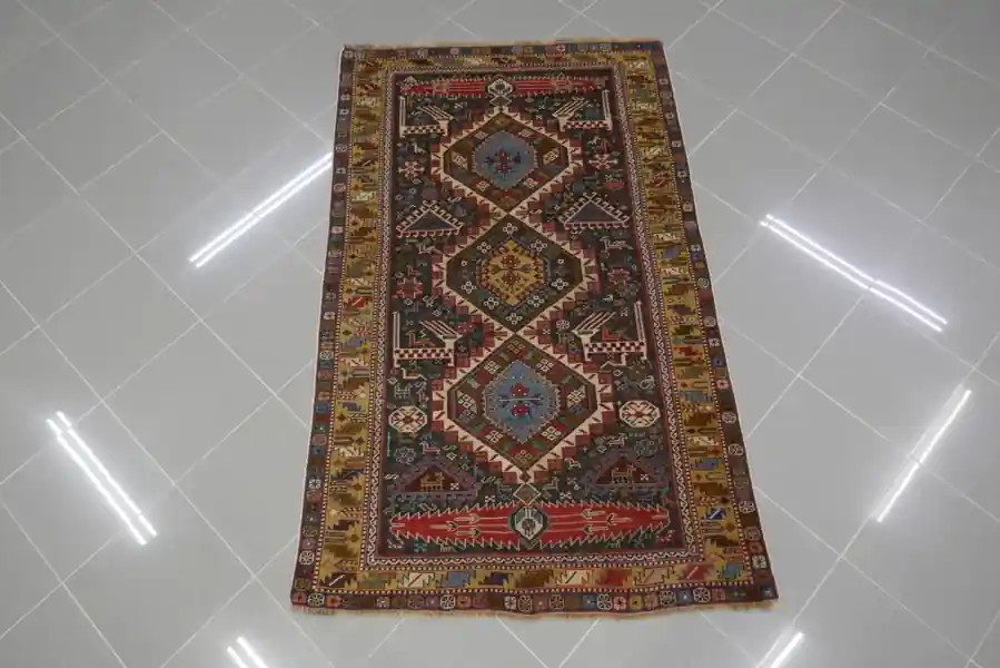 Tappeto Caucasico Shirvan Gubpa Antico 167×103-N.13554