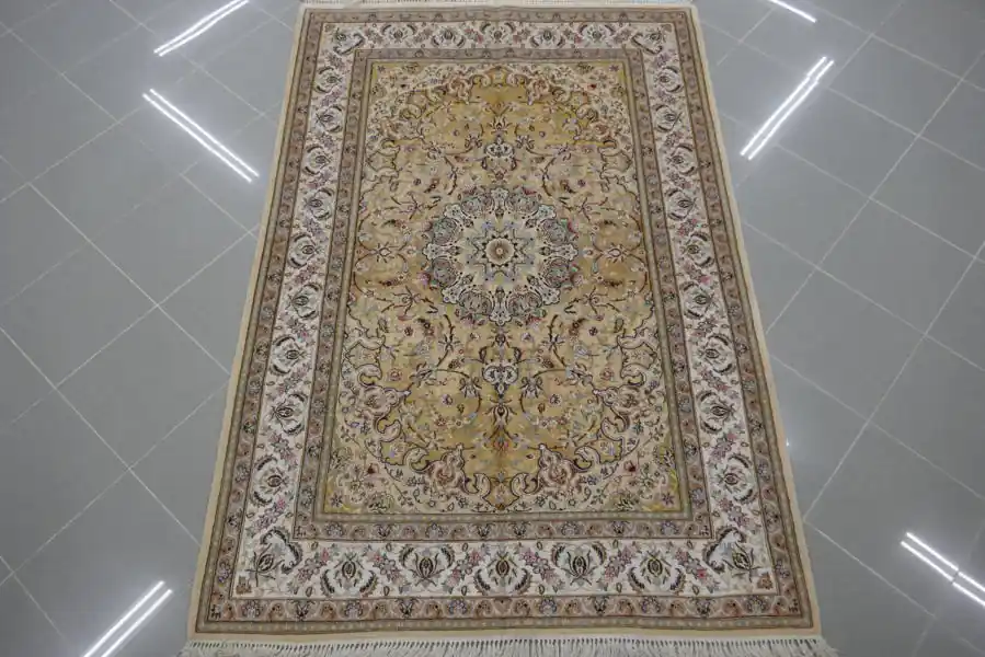 Isfahan Fondo Seta,Extrafine 192×130-N.12142