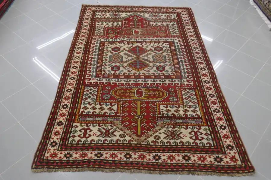 Tappeto Caucasico Karabagh Antico 235×157-N.13352