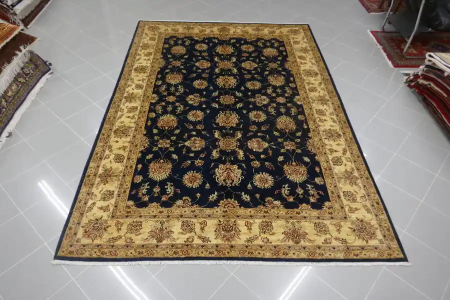Tappeto Salotto Ziegler Extra Fondo Blu 290×200-N.13366