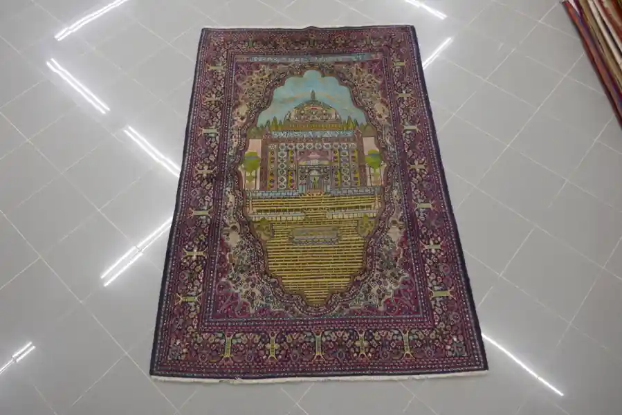 Tappeto Indiano Indo Keshan 190×124-N.13308