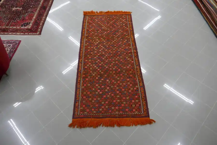Antico Verneh Shahsavan Color Salmone Persia 240×108-N.10228