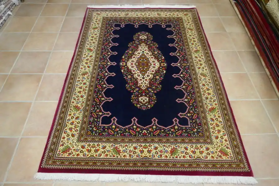 Tappeto Persiano Kum Saveh Extrafine 210×145-N.12019