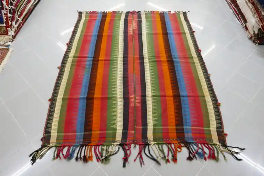 Antico Kilim Jajim Gashgai Moji 217×179-N.10430