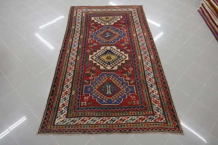Tappeto Caucasico Ghendje Antico 274×160-N.12786
