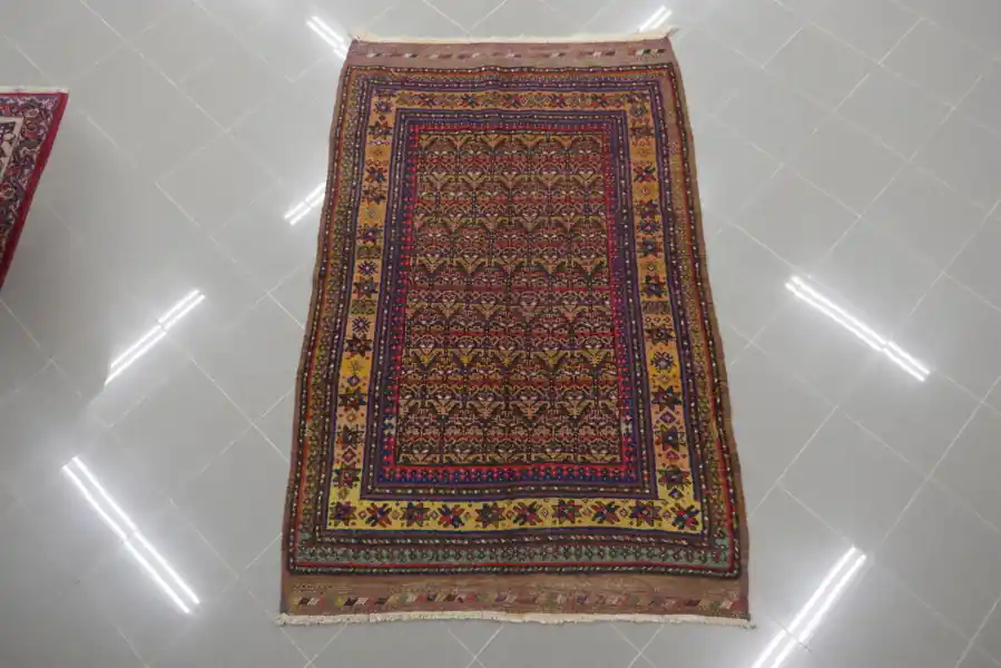Tappeto Persiano Curdo Antico 200×126-N.10974