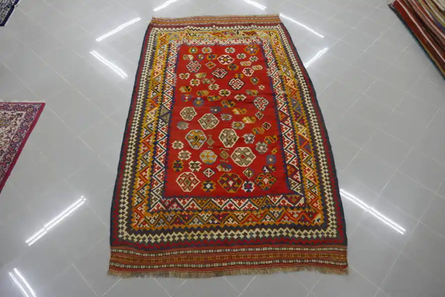 Kilim Persiano Gashgai Antico 294×172-N.12962
