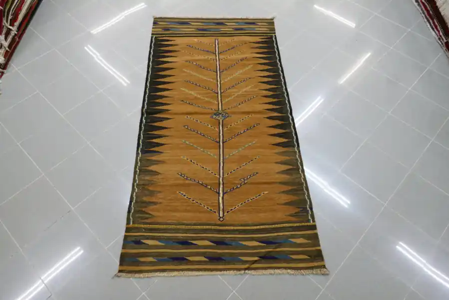 Kilim Sofreh Persiano Baluci Khorasan Antico 200×100-N.10183