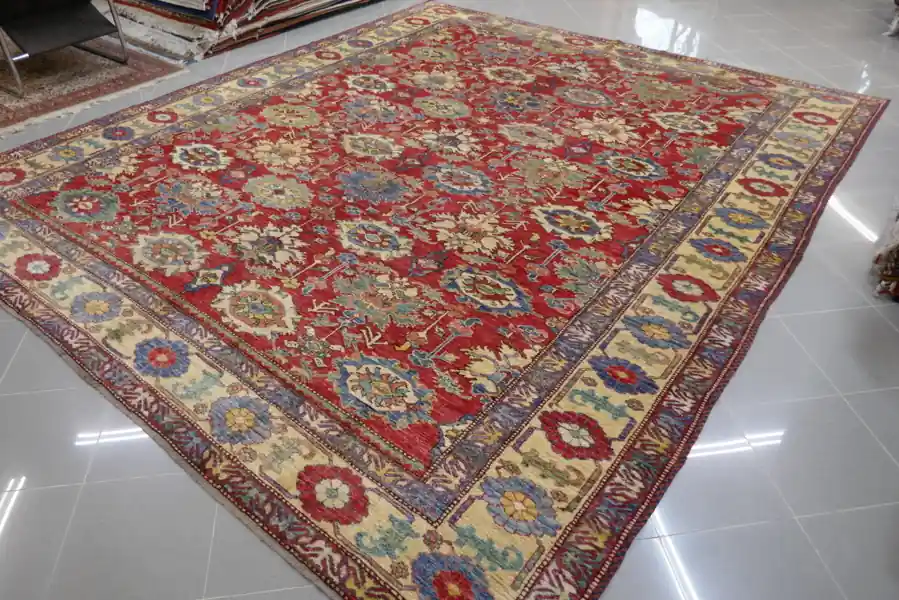 Tappeto Salotto/Sala Uzbek Kazak Extra Quadrato 326×280-N.11593