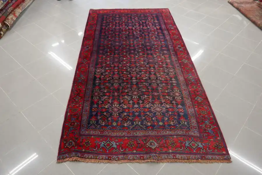 Antico Tappeto Persiano Bijar 270×135-N.32
