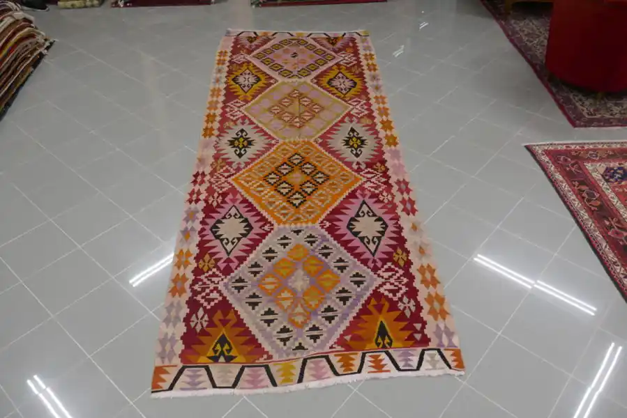 Kilim Turco Passatoia 343×128-AH