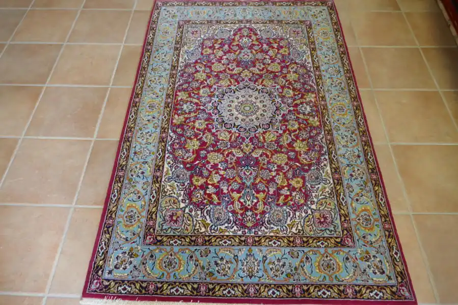 Tappeto Persiano Isfahan Misto Seta 172×109-N.10233