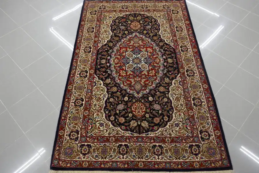 Tappeto Persiano Kum Extrafine Misto Seta 208×134-N.11220