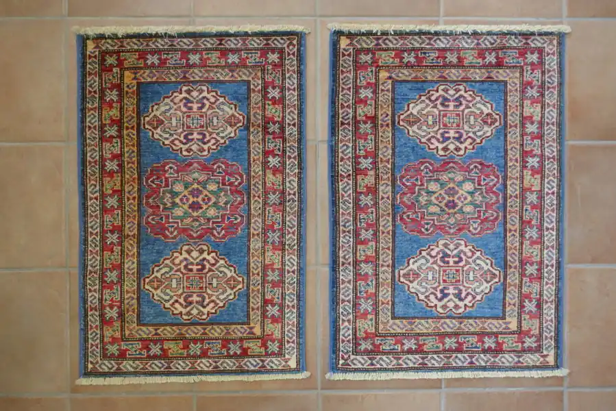 Scendiletti Uzbek Kazak Extra 2x90x60 N.12508-12509