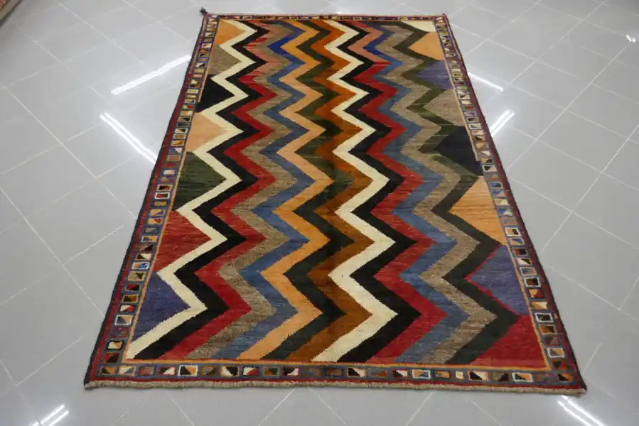 Tappeto Persiano Gabbeh Gashgai 223×146-N.846