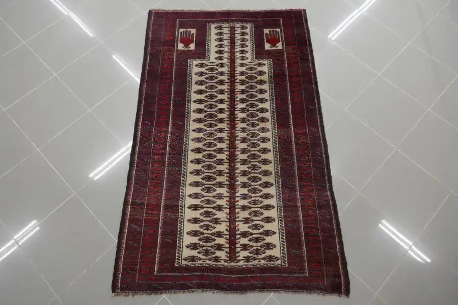 Tappeto Persiano Baluci a Preghiera 153×95-N.10159