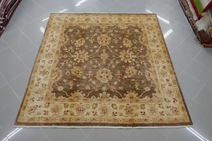 Tappeto Salotto/Sala Ziegler Extra Quadrato Marrone 204×198-N.12647