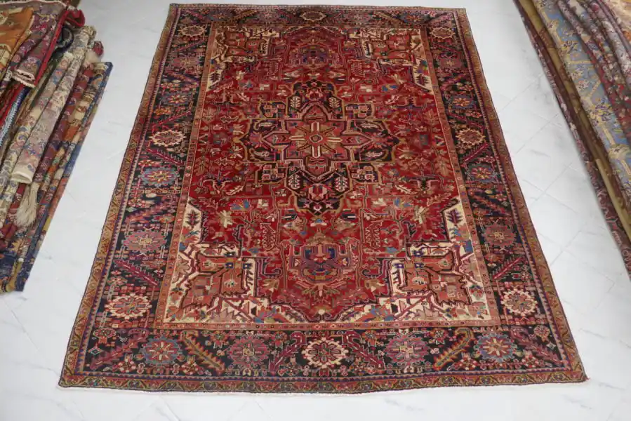 Antico Heriz Persia 330×251-N.11294