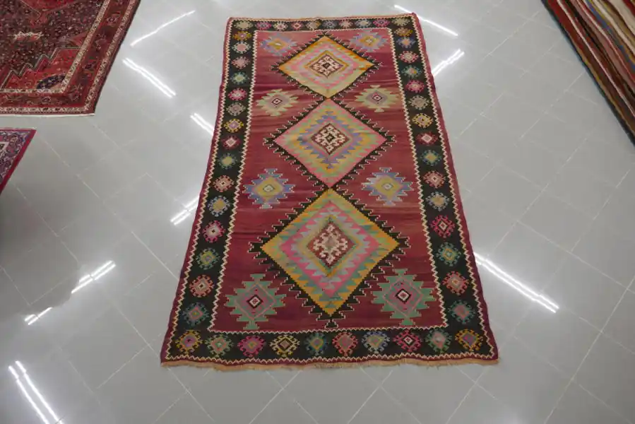 Antico Kilim Turco 232×152-N.528
