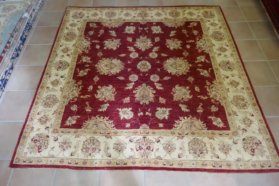 Tappeto Salotto/Sala Ziegler Extra Quadrato Rosso 206×202-N.11974